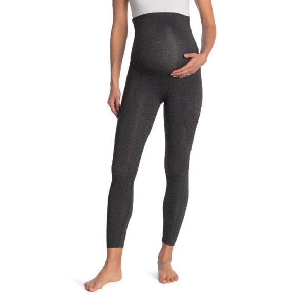 💕BEYOND THE BUMP BEYOND YOGA💕 Maternity Palomino High Waist Midi Leggings XS - Picture 2 of 16